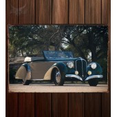 Металлическая табличка Delahaye 135 M Cabriolet by Pennock